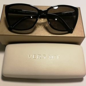 Versace Black Square Sunglasses